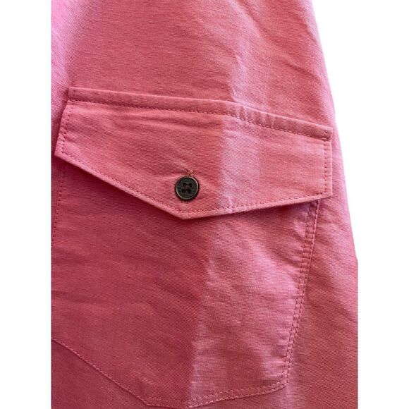 Free Planet Men's Deep Sea Coral Button Up Shirt Size 2X Resort Wear Beach - Picture 3 of 10